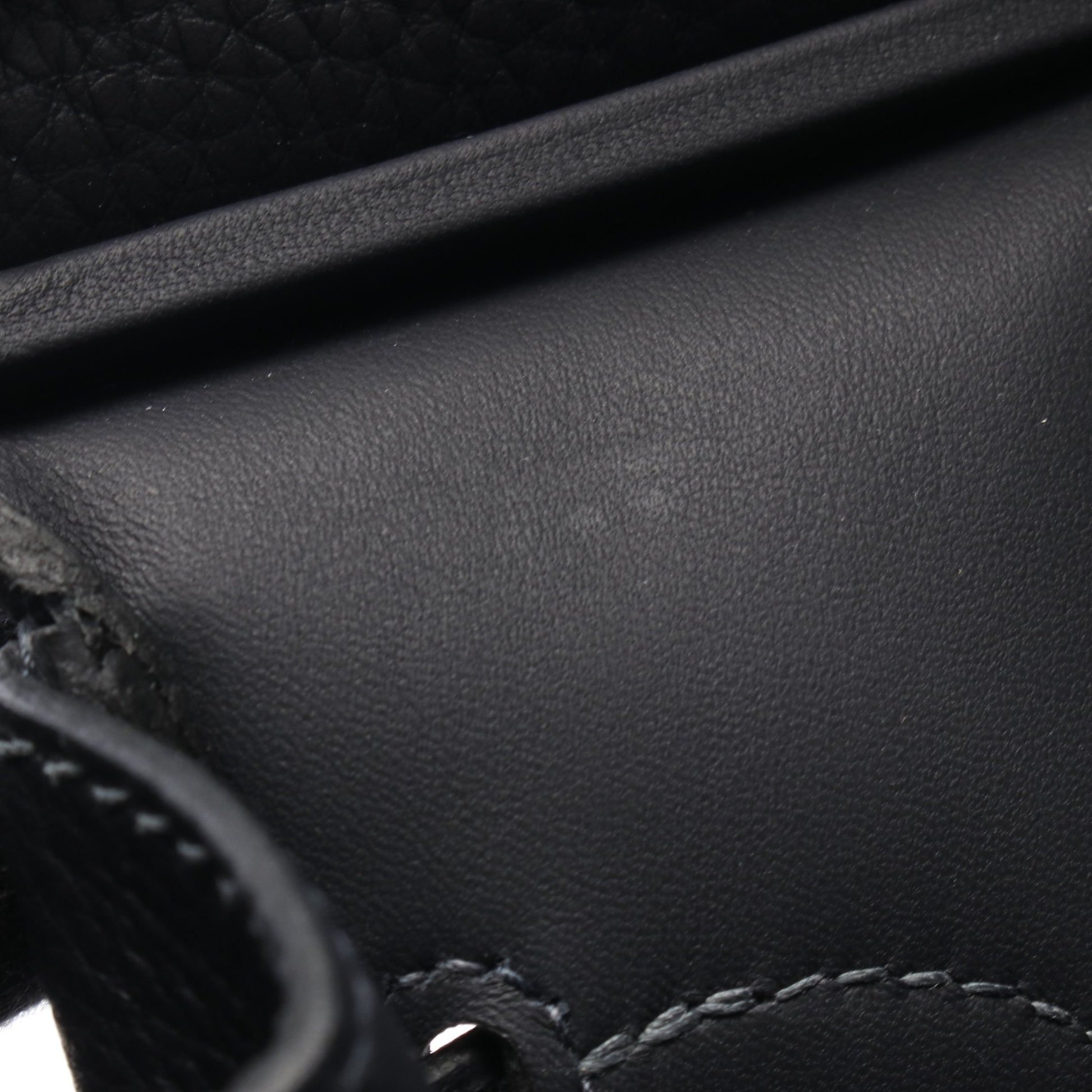 ケリーアッカドPM キャバン ボディバッグ トゴ ダークネイビー シルバー金具 W刻印 エルメス バッグ HERMES