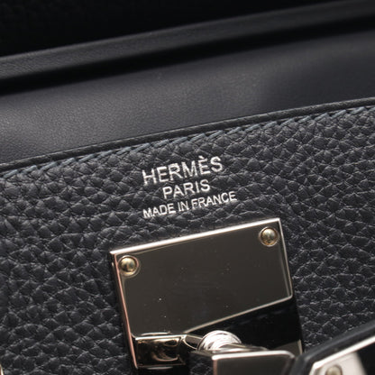 ケリーアッカドPM キャバン ボディバッグ トゴ ダークネイビー シルバー金具 W刻印 エルメス バッグ HERMES