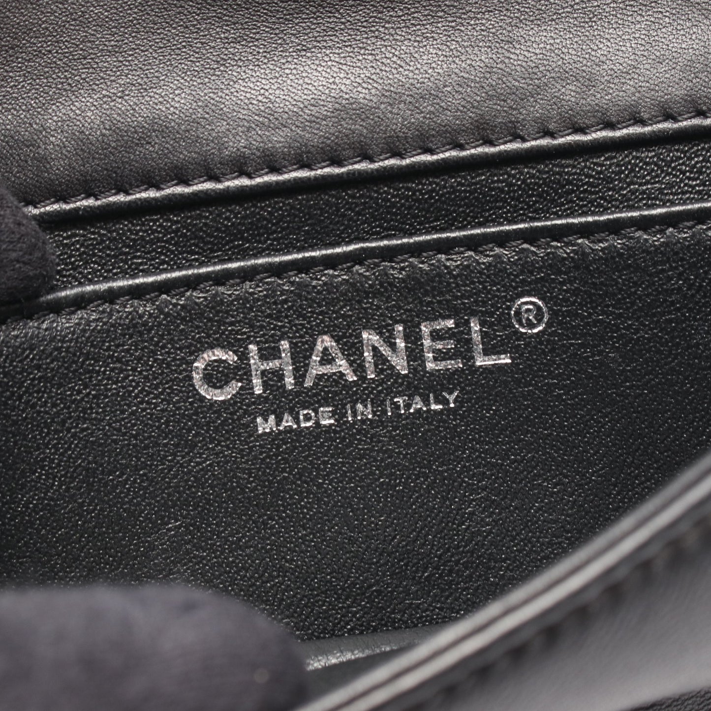 インターレース ココマーク ショルダーバッグ ラムスキン ブラック ブラック金具 シャネル バッグ CHANEL