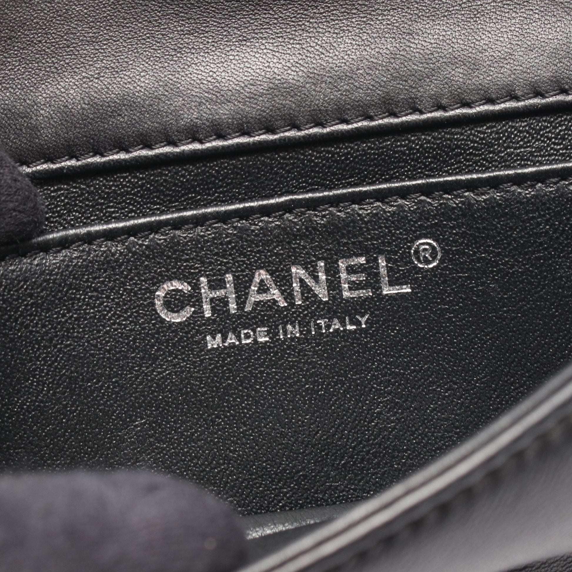 インターレース ココマーク ショルダーバッグ ラムスキン ブラック ブラック金具 シャネル バッグ CHANEL