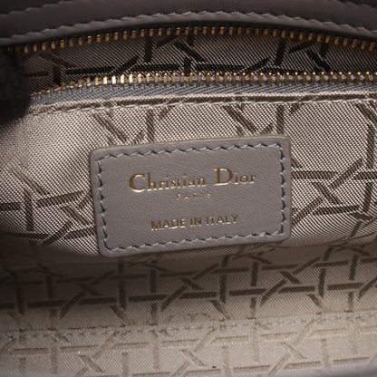 レディディオール スモール 2WAY ハンドバッグ レザー グレー クリスチャンディオール バッグ Christian Dior