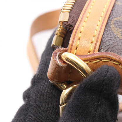 パレルモPM モノグラム 2WAY ハンドバッグ PVC レザー ブラウン ルイヴィトン バッグ LOUIS VUITTON