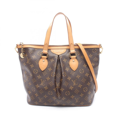 パレルモPM モノグラム 2WAY ハンドバッグ PVC レザー ブラウン ルイヴィトン バッグ LOUIS VUITTON