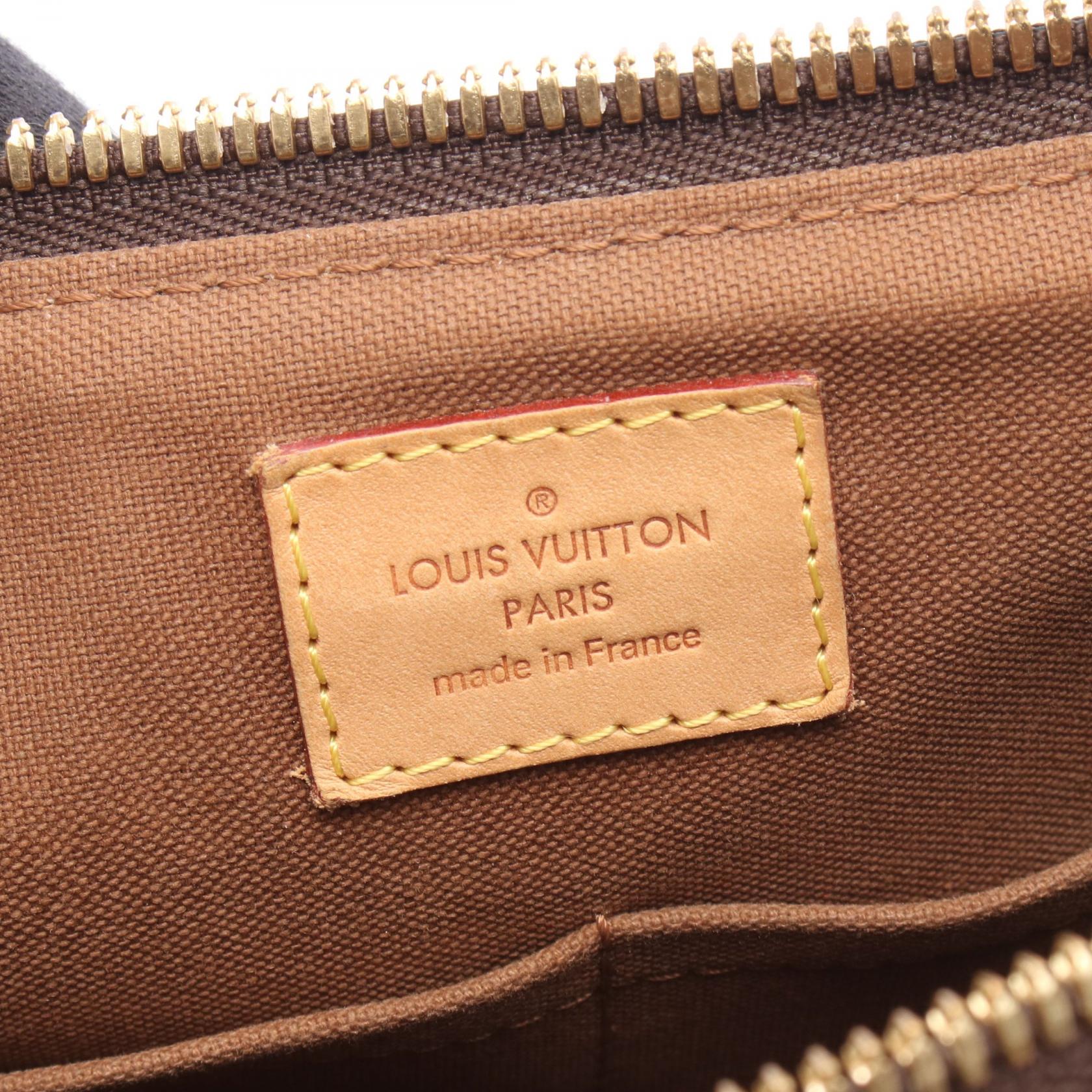 パレルモPM モノグラム 2WAY ハンドバッグ PVC レザー ブラウン ルイヴィトン バッグ LOUIS VUITTON