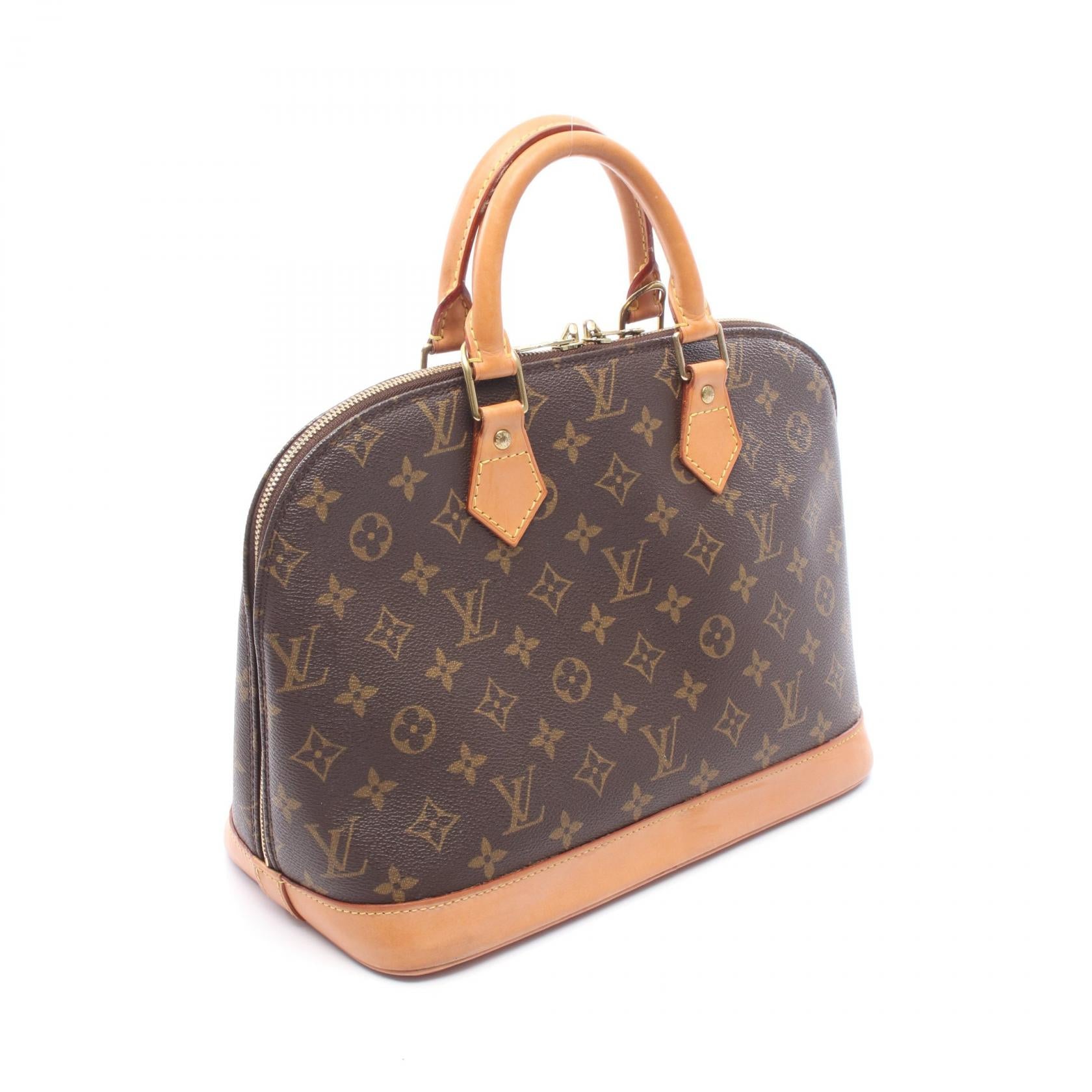 アルマPM モノグラム ハンドバッグ PVC レザー ブラウン ルイヴィトン バッグ LOUIS VUITTON