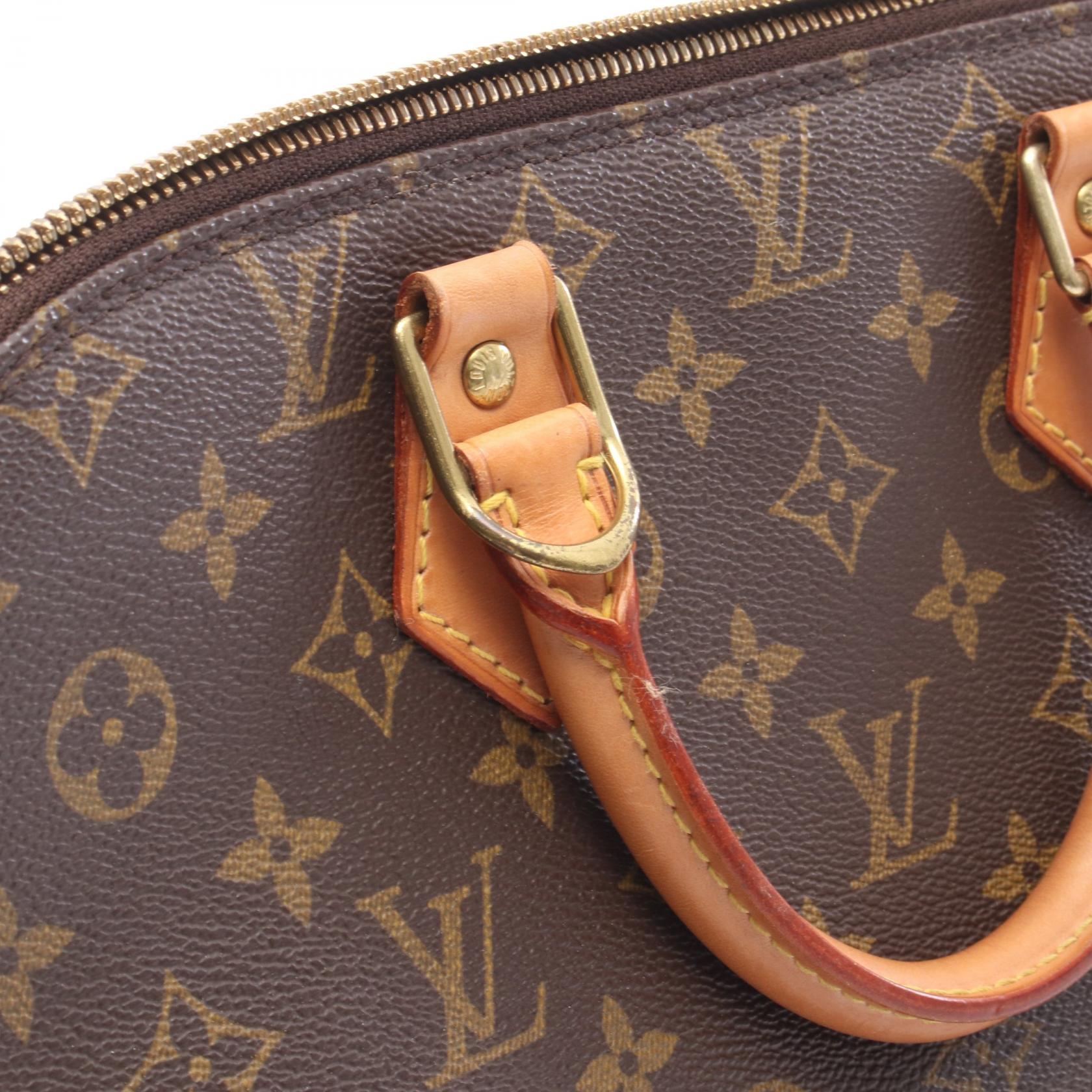 アルマPM モノグラム ハンドバッグ PVC レザー ブラウン ルイヴィトン バッグ LOUIS VUITTON
