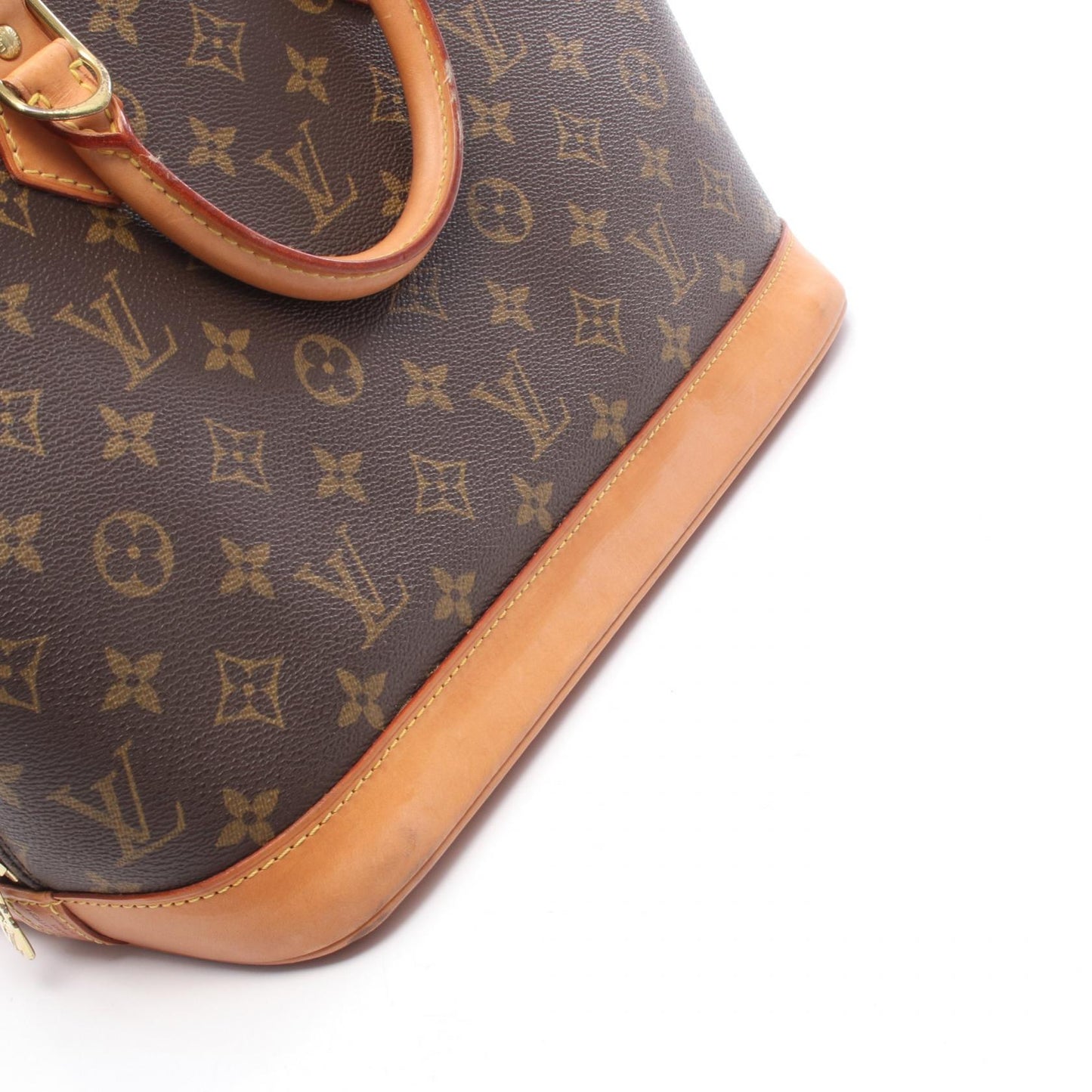アルマPM モノグラム ハンドバッグ PVC レザー ブラウン ルイヴィトン バッグ LOUIS VUITTON