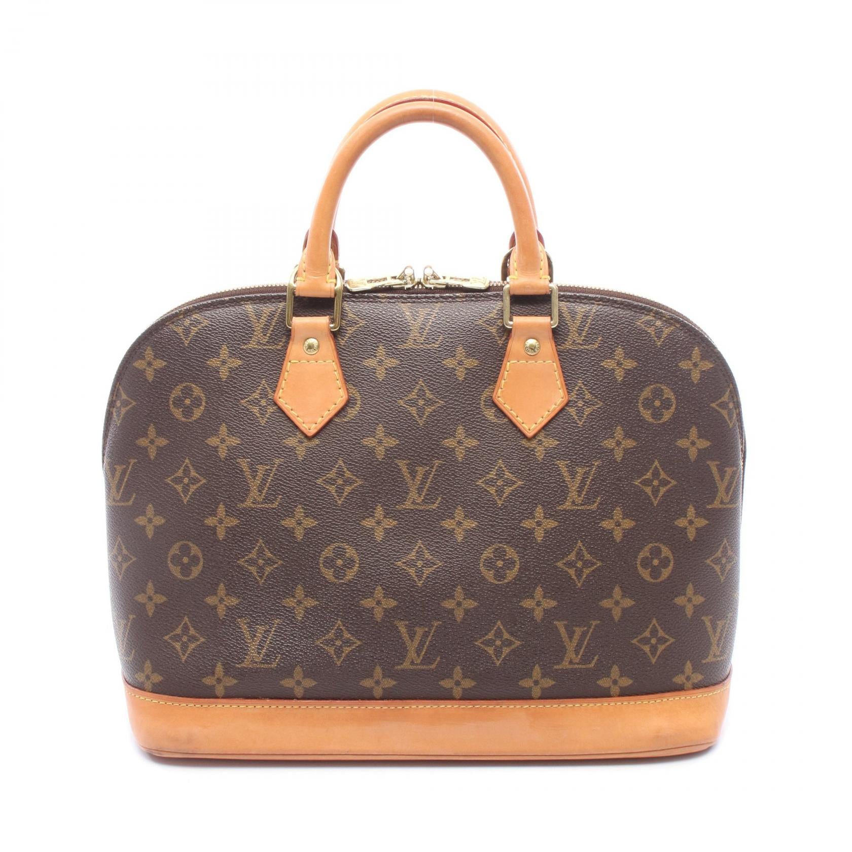アルマPM モノグラム ハンドバッグ PVC レザー ブラウン ルイヴィトン バッグ LOUIS VUITTON