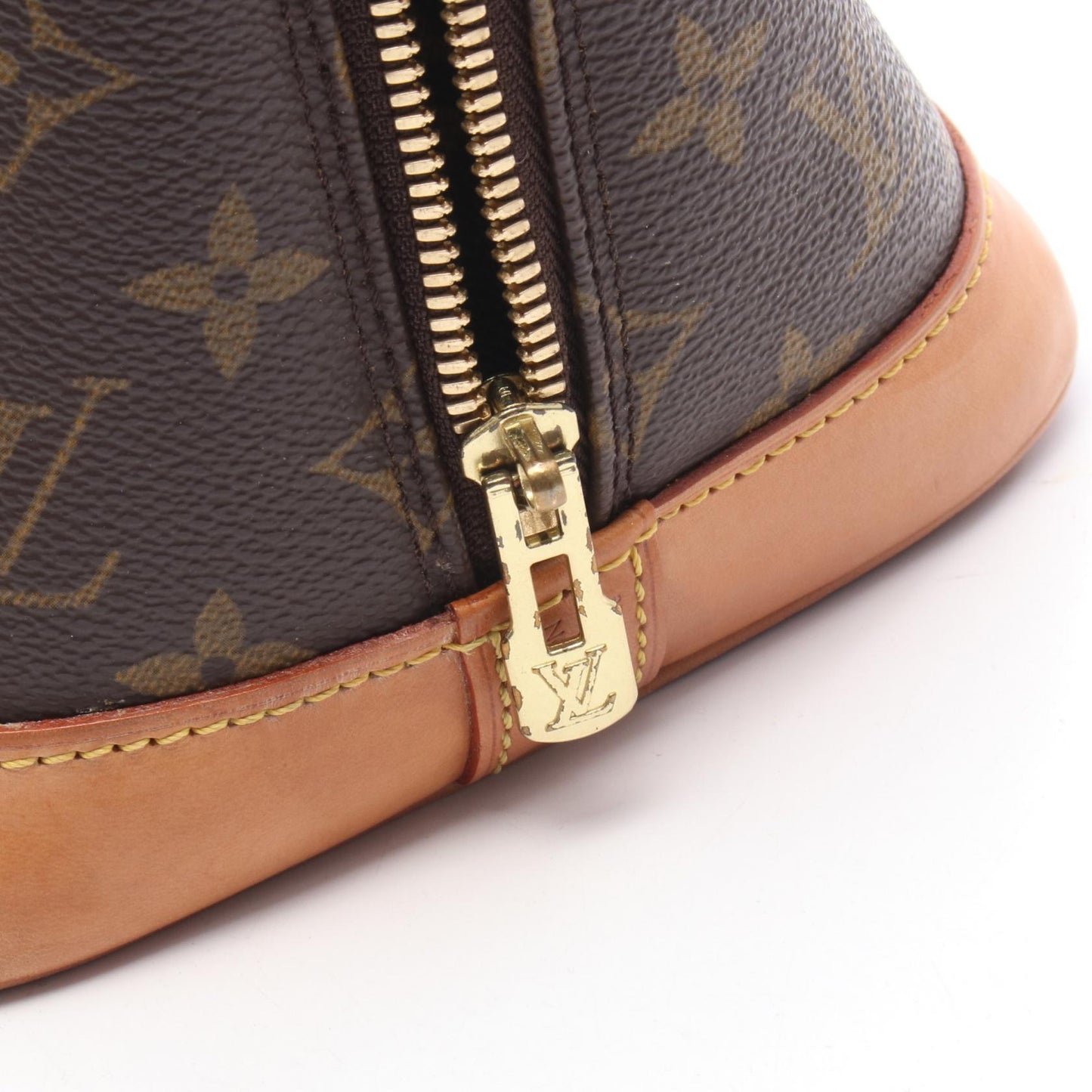 アルマPM モノグラム ハンドバッグ PVC レザー ブラウン ルイヴィトン バッグ LOUIS VUITTON