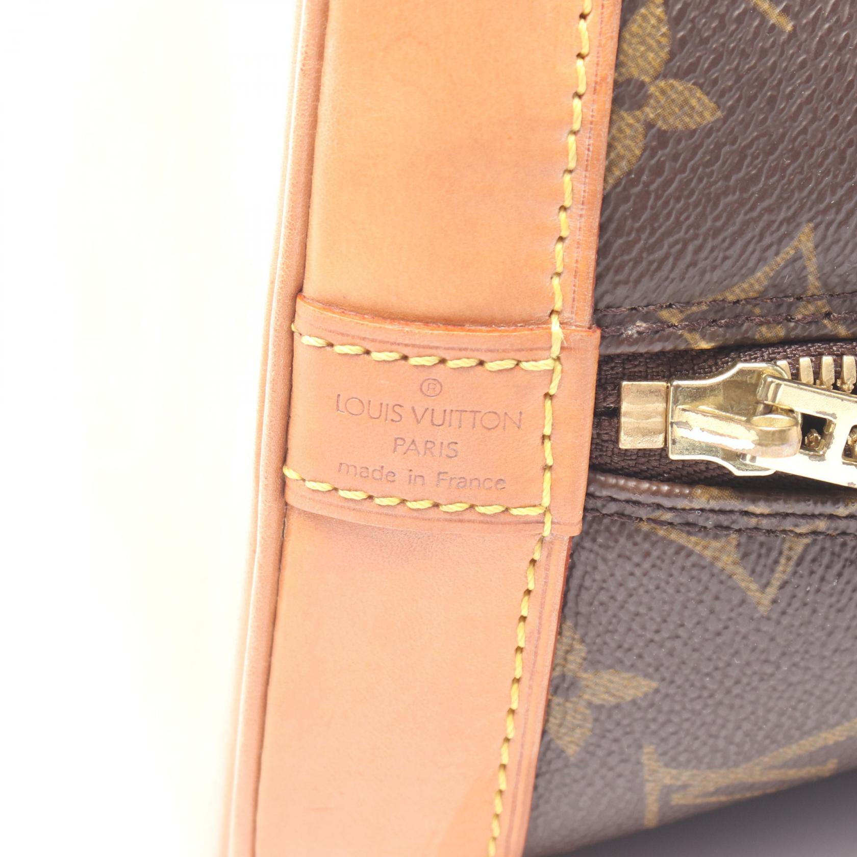 アルマPM モノグラム ハンドバッグ PVC レザー ブラウン ルイヴィトン バッグ LOUIS VUITTON