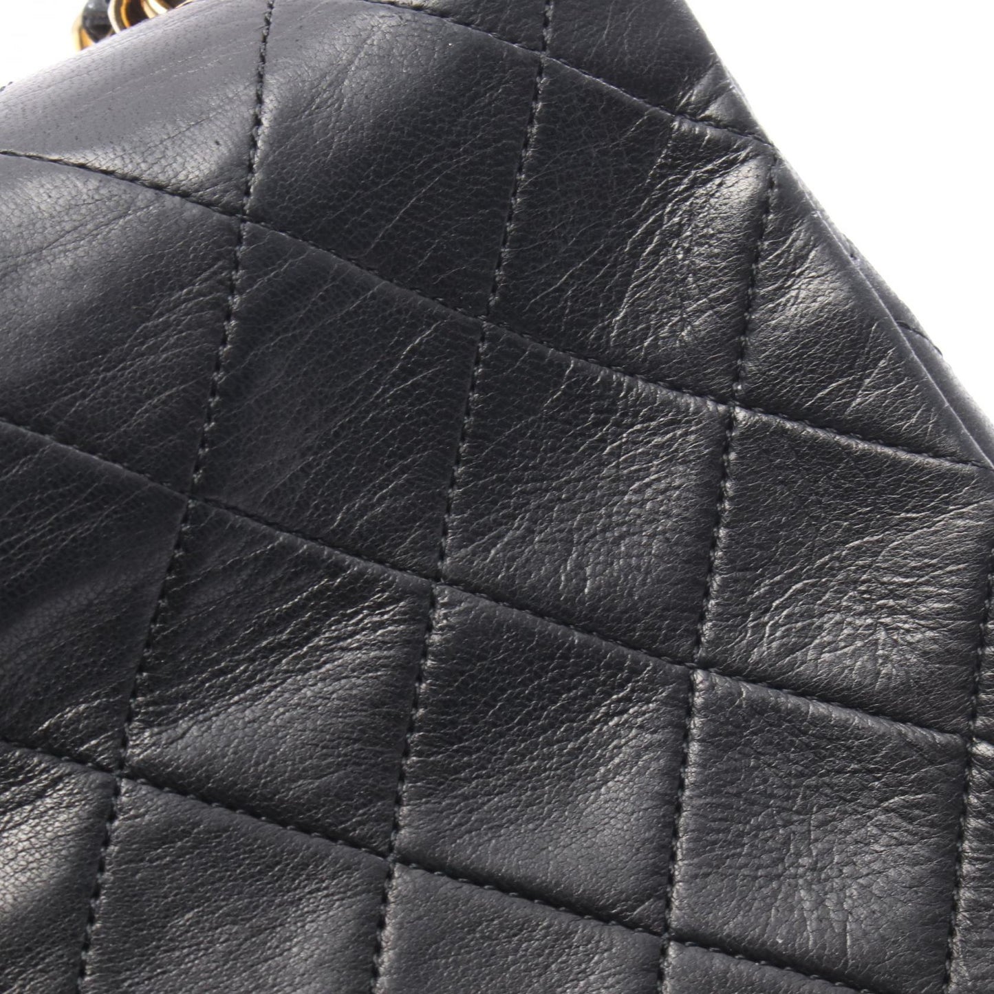 ミニマトラッセ20 チェーンショルダーバッグ ラムスキン ブラック ゴールド金具 シャネル バッグ CHANEL