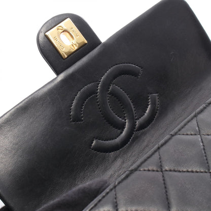 ミニマトラッセ20 チェーンショルダーバッグ ラムスキン ブラック ゴールド金具 シャネル バッグ CHANEL