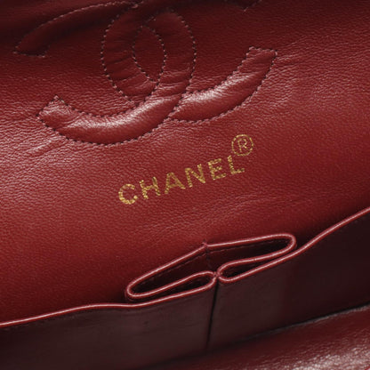 マトラッセ Wフラップ Wチェーンショルダーバッグ ラムスキン ブラック ゴールド金具 シャネル バッグ CHANEL