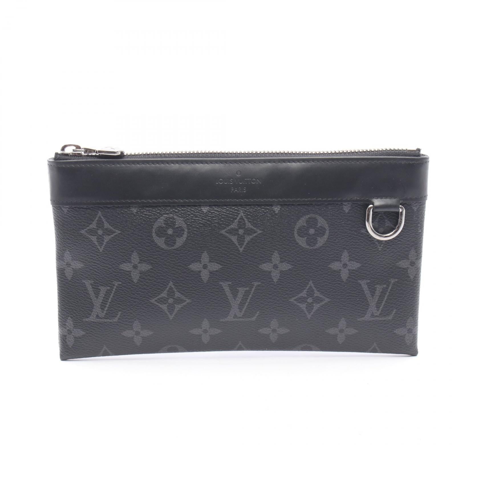 ポシェット ディスカバリー PM モノグラムエクリプス クラッチバッグ PVC レザー ブラック ルイヴィトン バッグ LOUIS VUITTON