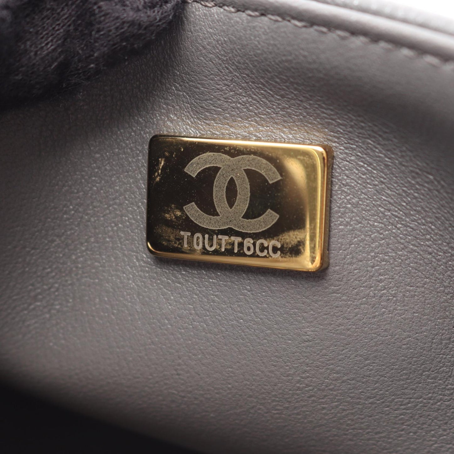 ボーイシャネル スモール チェーンショルダーバッグ キャビアスキン グレー ゴールド金具 シャネル バッグ CHANEL