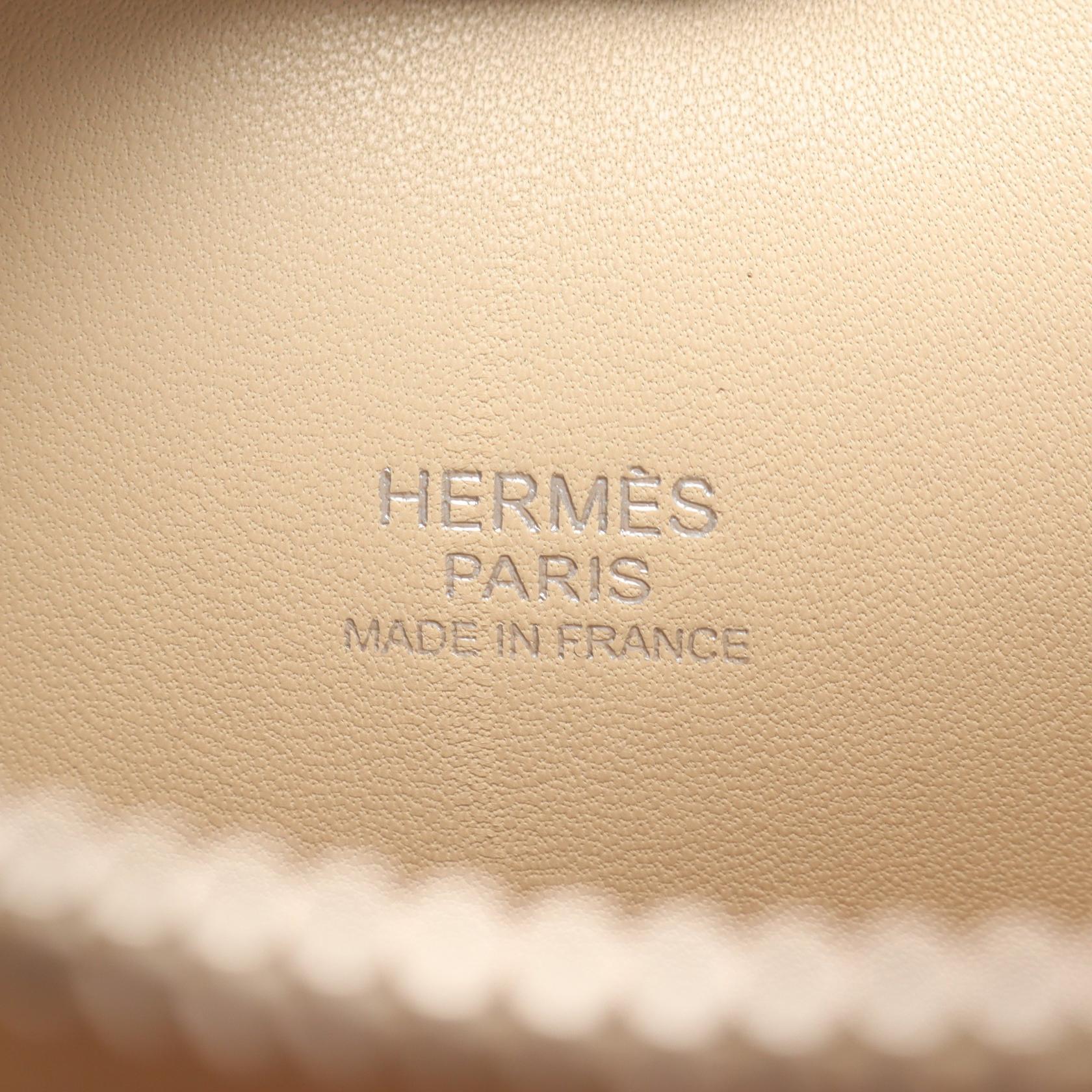 ボリード35 パルシュマン ハンドバッグ トリヨンクレマンス ライトベージュ シルバー金具 □M刻印 エルメス バッグ HERMES