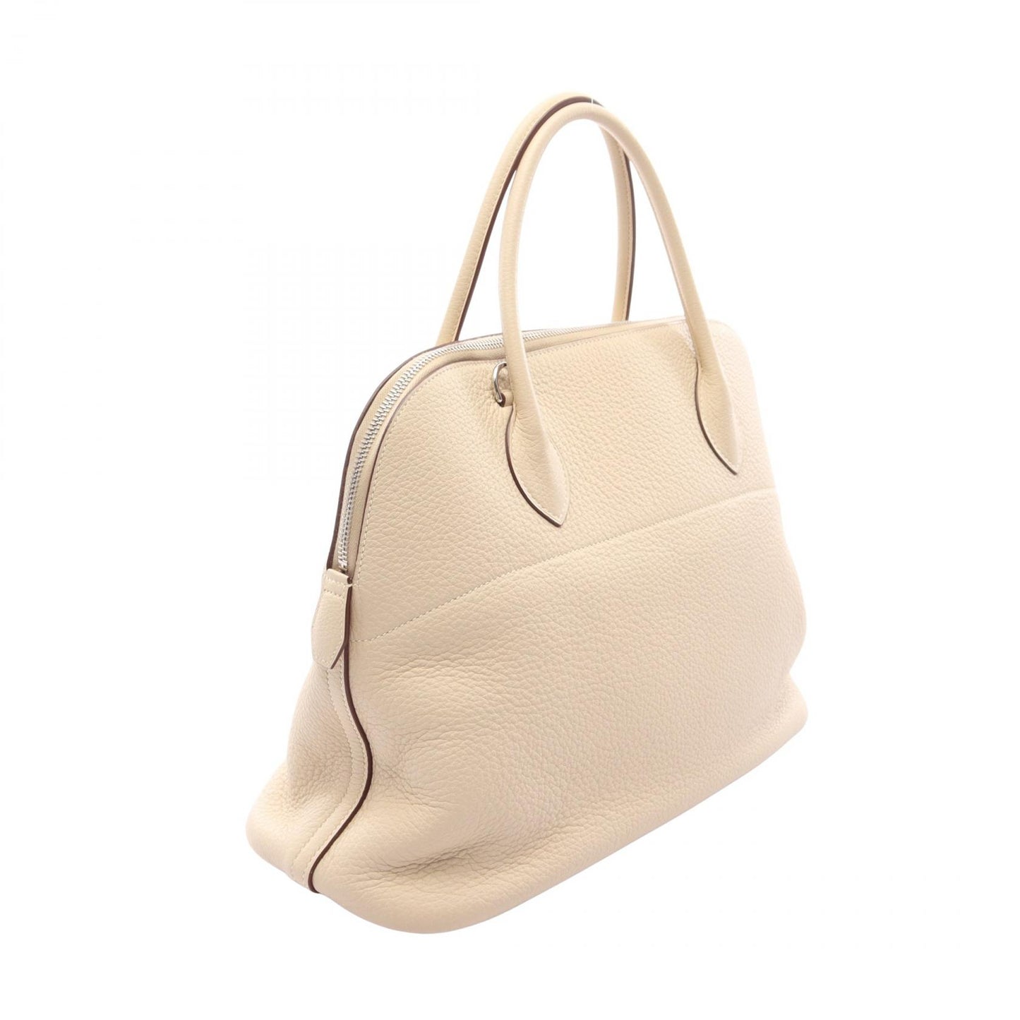 ボリード35 パルシュマン ハンドバッグ トリヨンクレマンス ライトベージュ シルバー金具 □M刻印 エルメス バッグ HERMES
