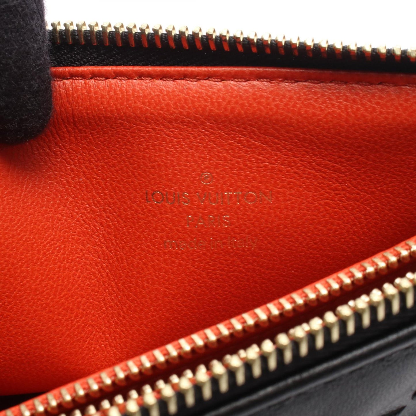 クッサンBB モノグラムエンボス ノワール 2WAY チェーンショルダーバッグ レザー ブラック ルイヴィトン バッグ LOUIS VUITTON