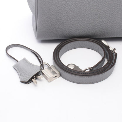 ケリー25 グリパンタン 内縫い 2WAY ハンドバッグ トゴ グレー シルバー金具 G刻印 エルメス バッグ HERMES