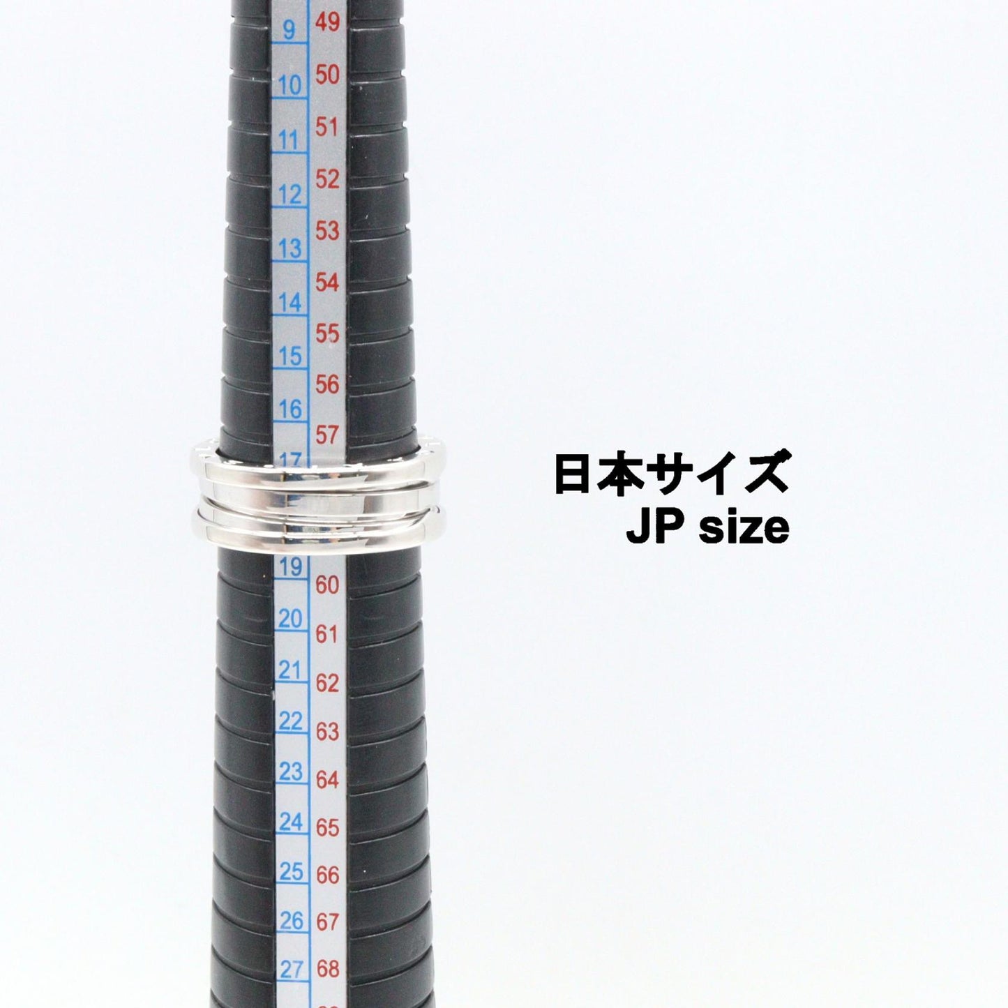 B-zero1 ビーゼロワン リング 3バンド リング 指輪 K18WG ホワイトゴールド ブルガリ アクセサリー BVLGARI