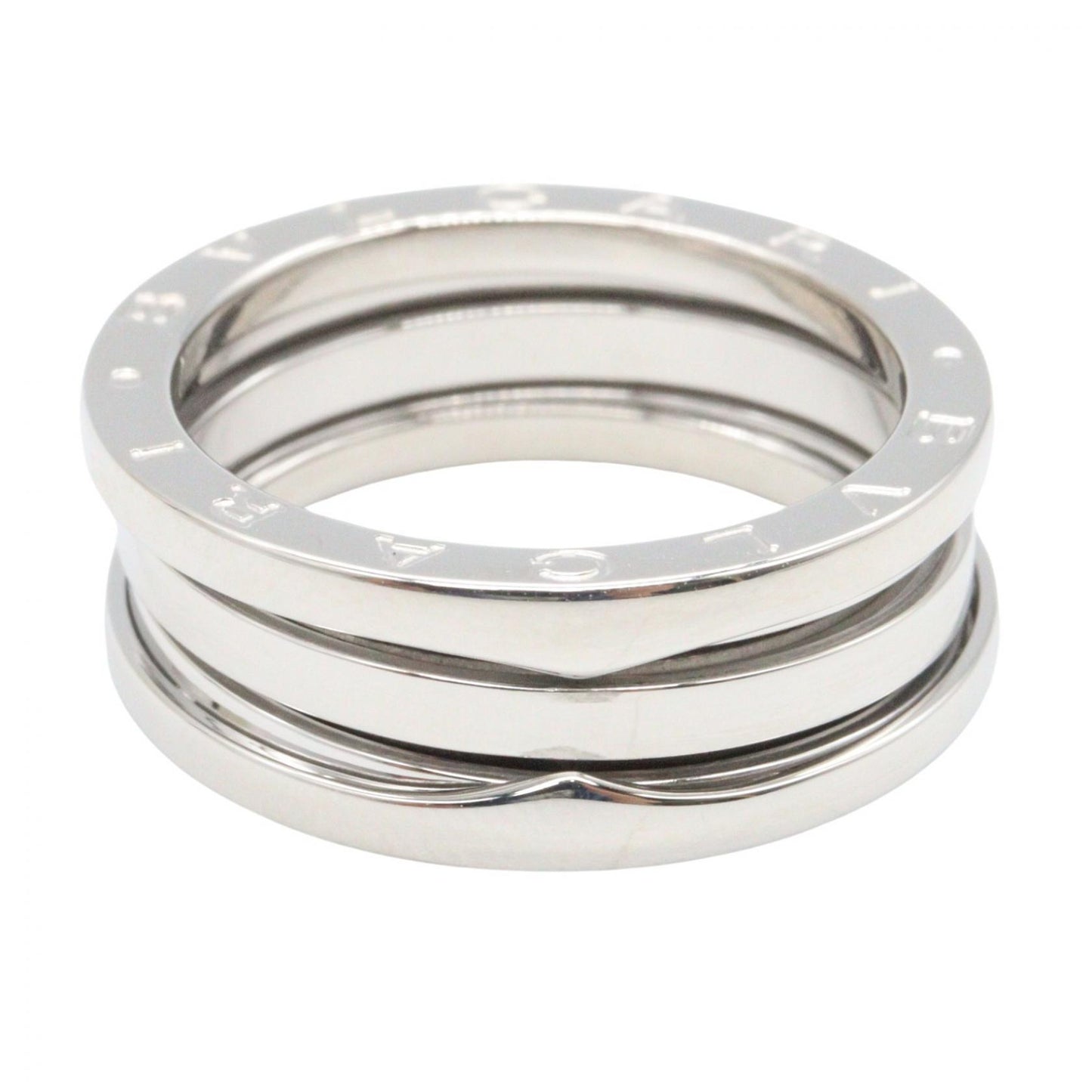 B-zero1 ビーゼロワン リング 3バンド リング 指輪 K18WG ホワイトゴールド ブルガリ アクセサリー BVLGARI