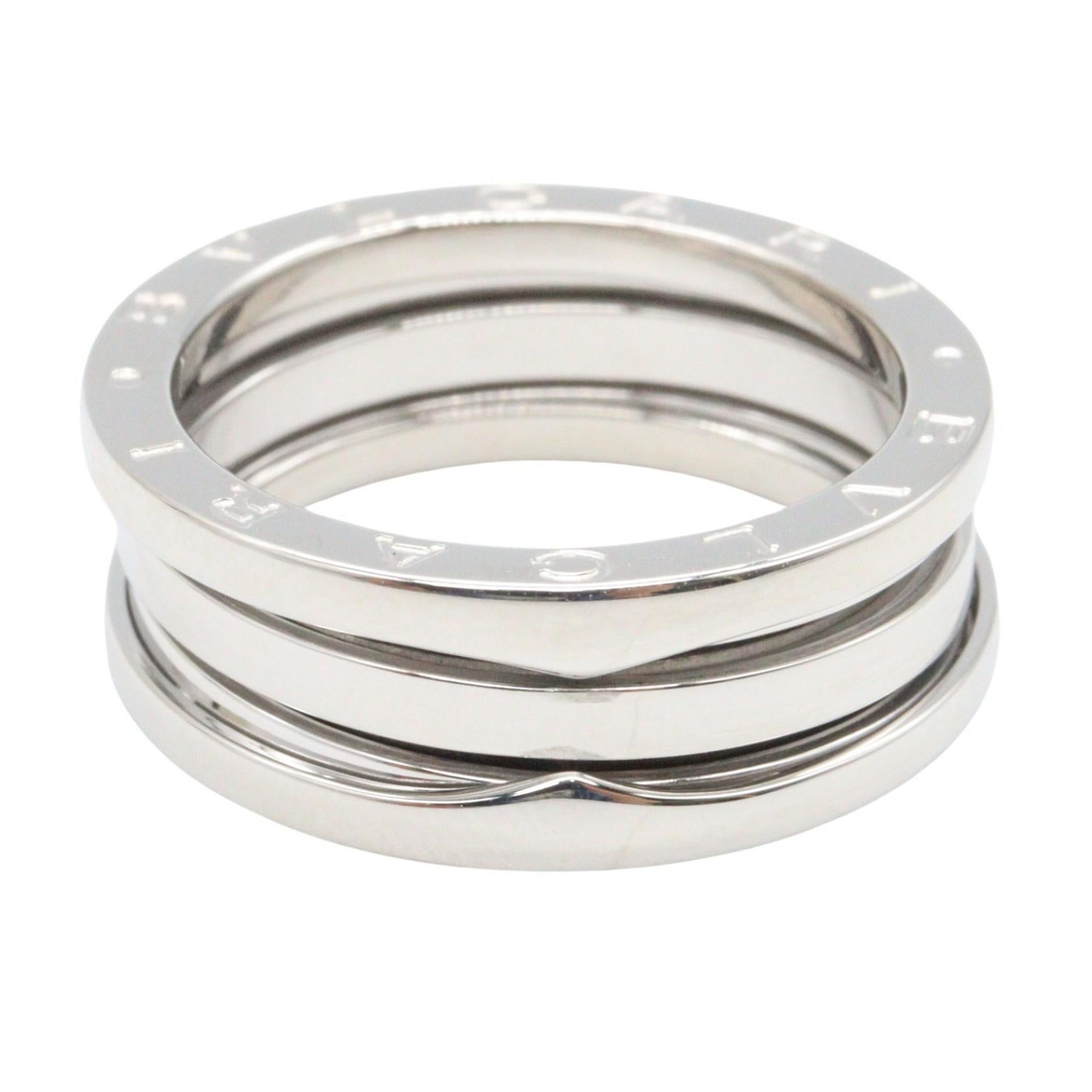 B-zero1 ビーゼロワン リング 3バンド リング 指輪 K18WG ホワイトゴールド ブルガリ アクセサリー BVLGARI