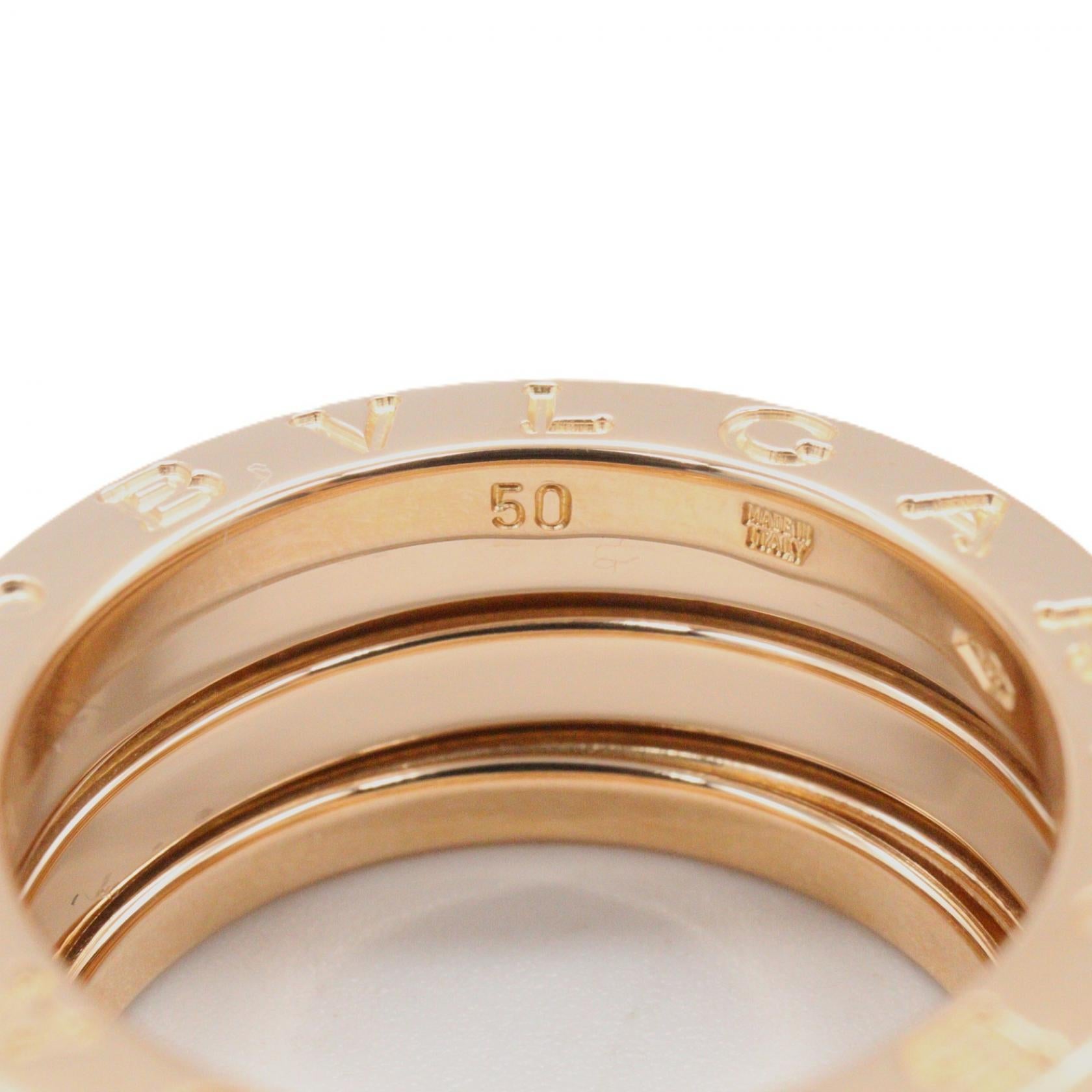 B-zero1 ビーゼロワン リング 3バンド リング 指輪 K18PG ピンクゴールド ブルガリ アクセサリー BVLGARI