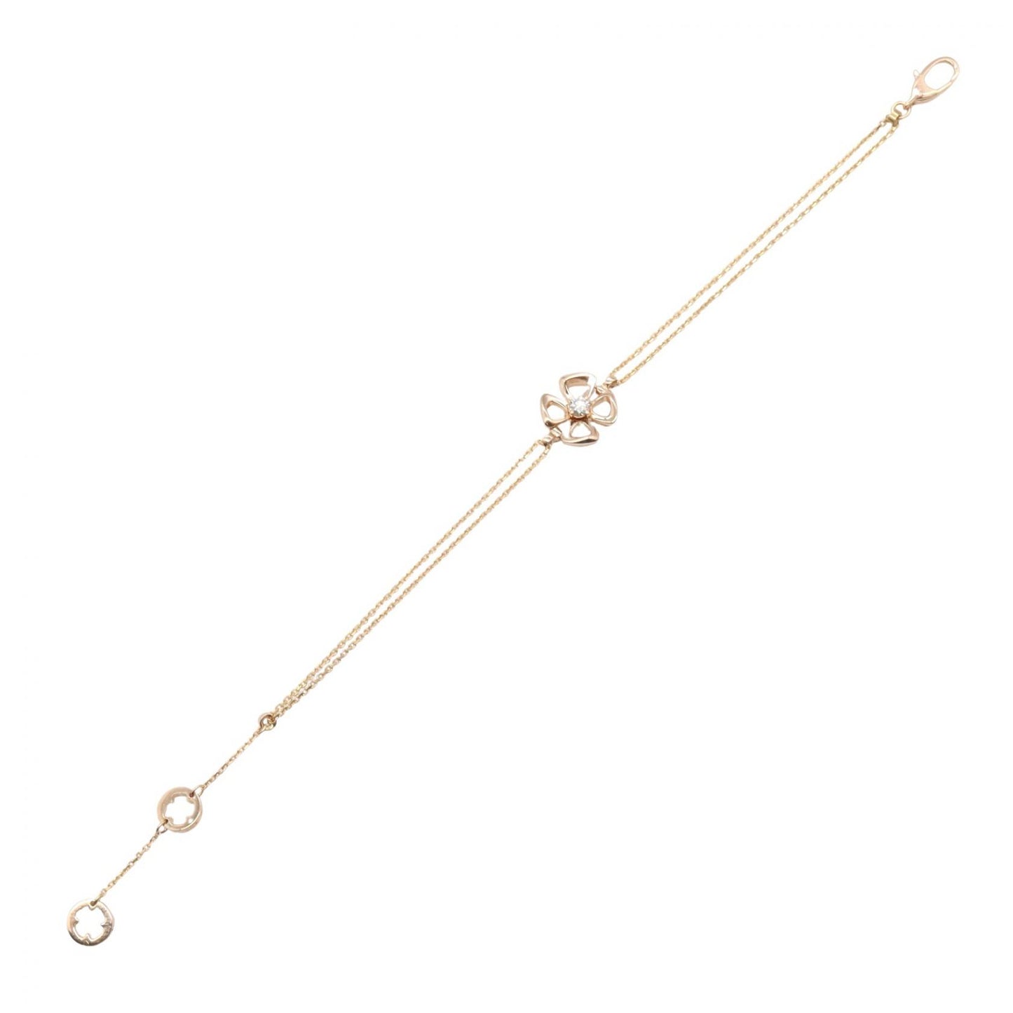 フィオレバー SM 1PD ブレスレット ブレスレット K18PG ダイヤモンド ピンクゴールド クリア ブルガリ アクセサリー BVLGARI