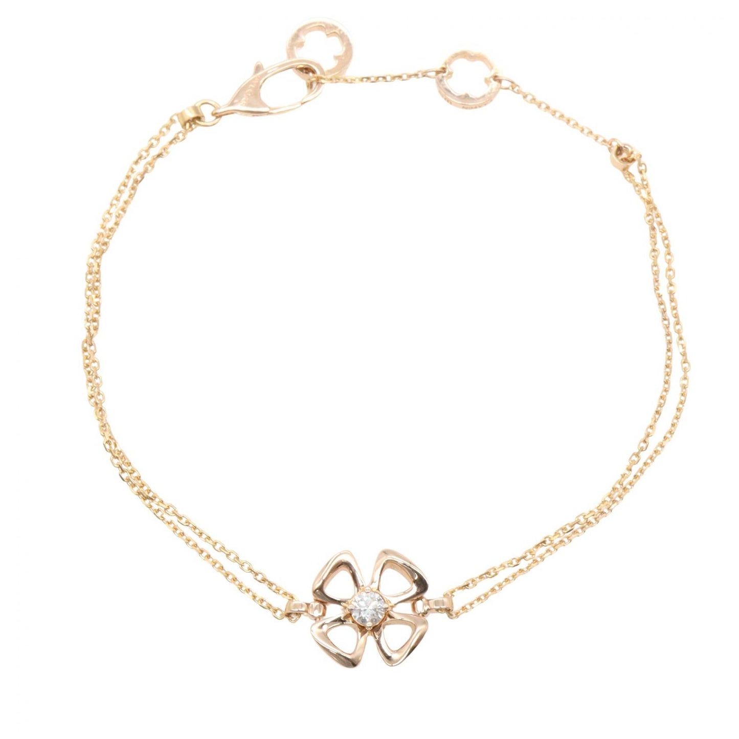 フィオレバー SM 1PD ブレスレット ブレスレット K18PG ダイヤモンド ピンクゴールド クリア ブルガリ アクセサリー BVLGARI