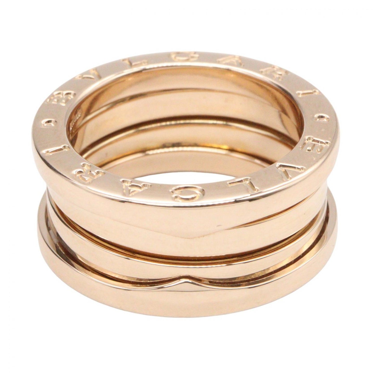 B-zero1 ビーゼロワン リング 3バンド リング 指輪 K18PG ピンクゴールド ブルガリ アクセサリー BVLGARI