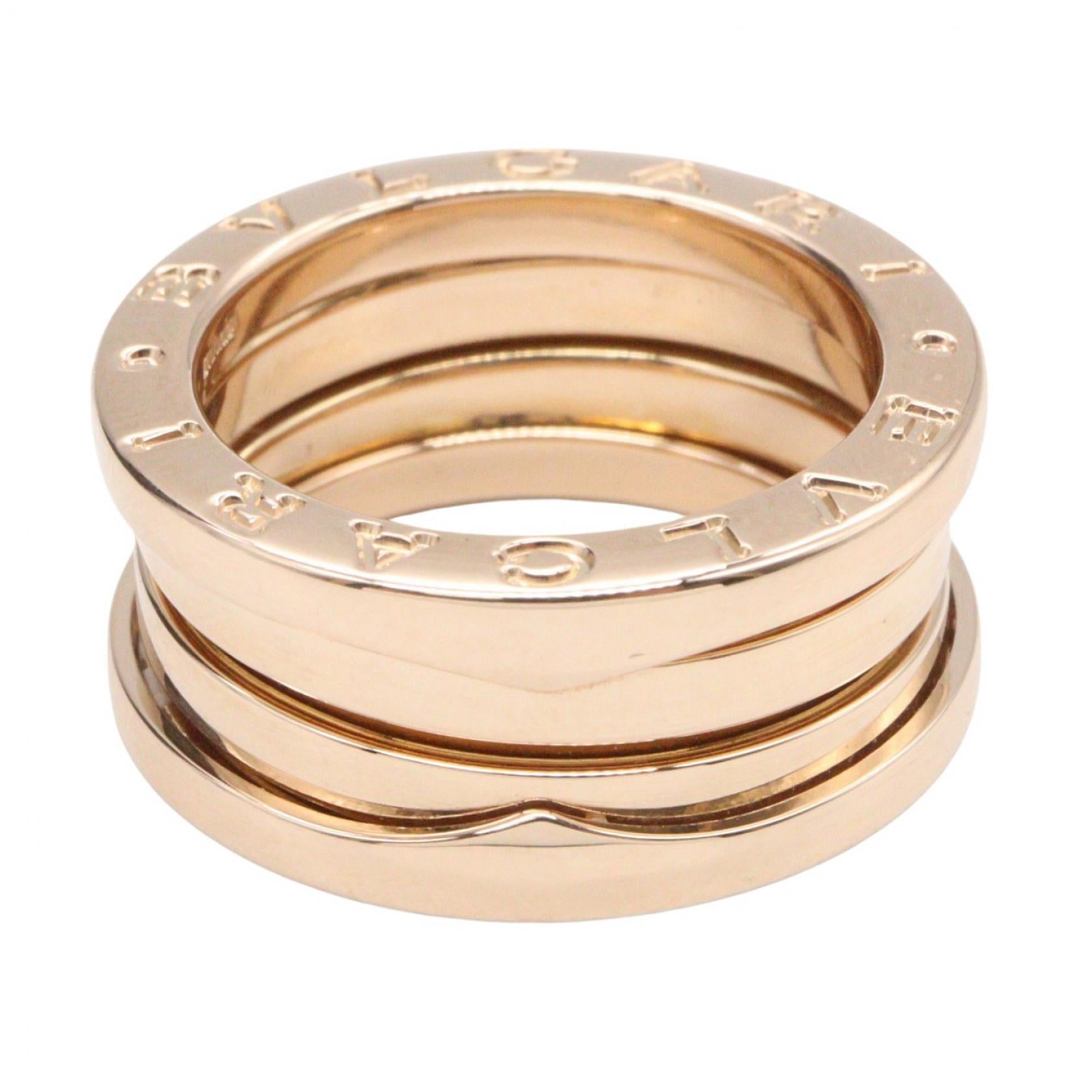 B-zero1 ビーゼロワン リング 3バンド リング 指輪 K18PG ピンクゴールド ブルガリ アクセサリー BVLGARI