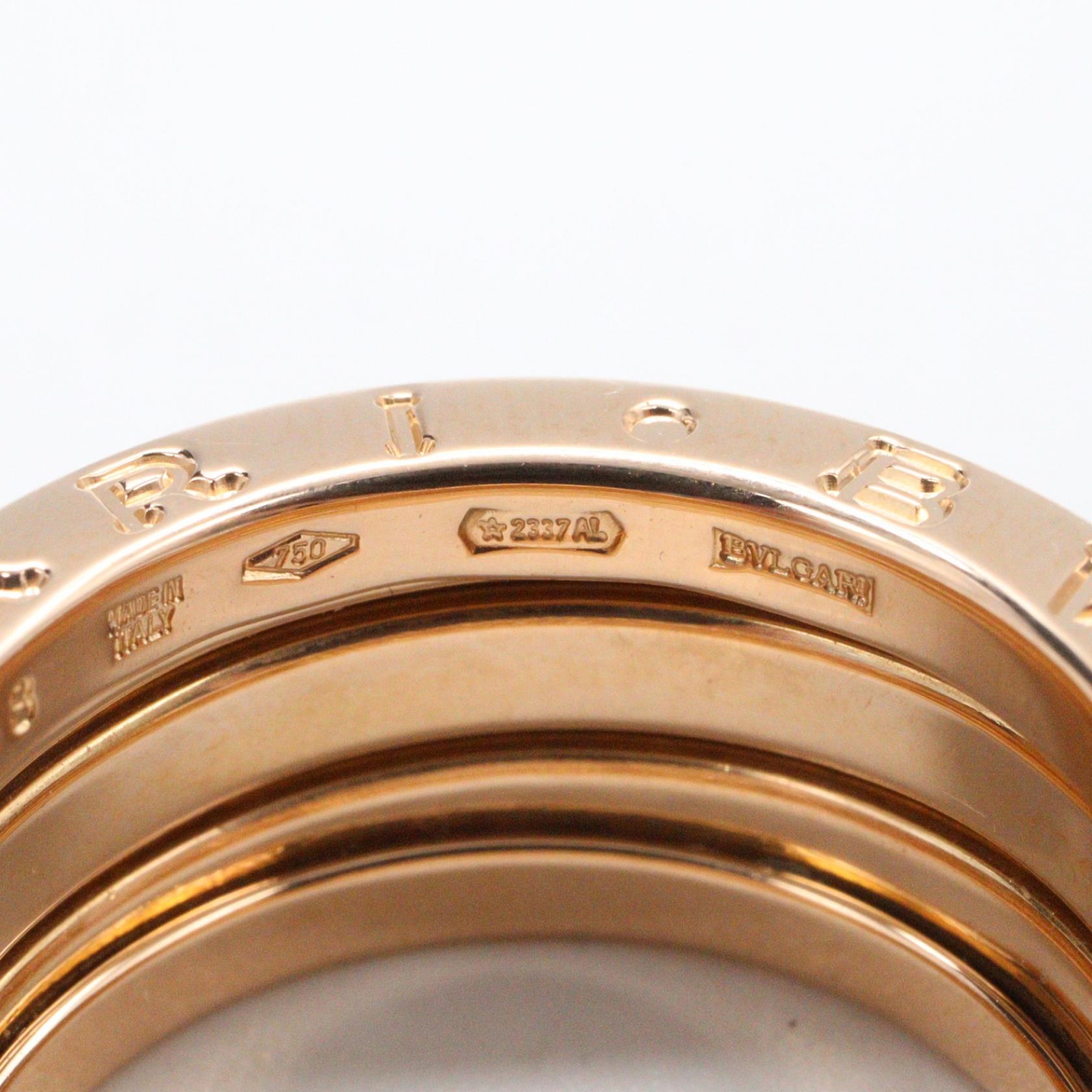 B-zero1 ビーゼロワン リング 3バンド リング 指輪 K18PG ピンクゴールド ブルガリ アクセサリー BVLGARI