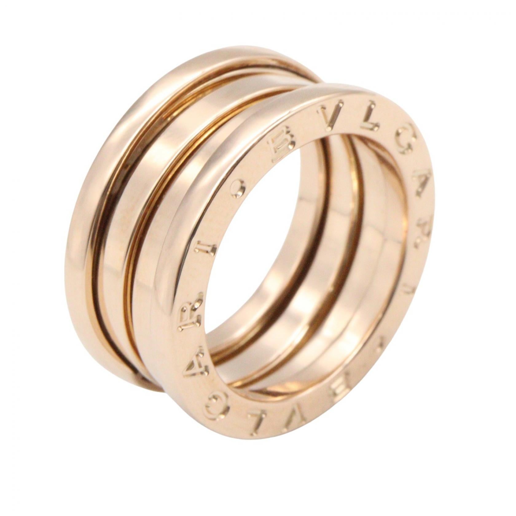 B-zero1 ビーゼロワン リング 3バンド リング 指輪 K18PG ピンクゴールド ブルガリ アクセサリー BVLGARI