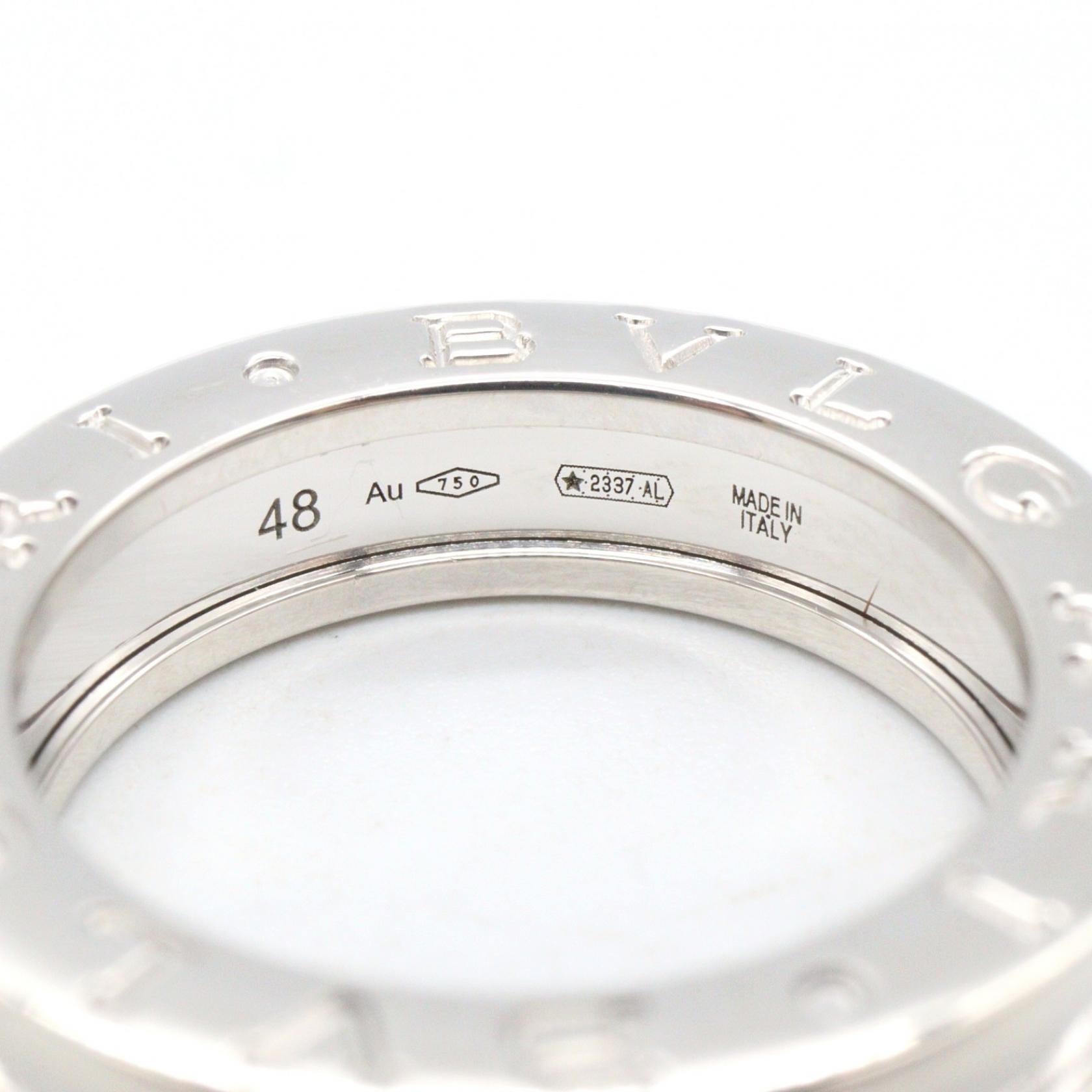 B-zero1 ビーゼロワン リング 1バンド リング 指輪 K18WG ホワイトゴールド ブルガリ アクセサリー BVLGARI