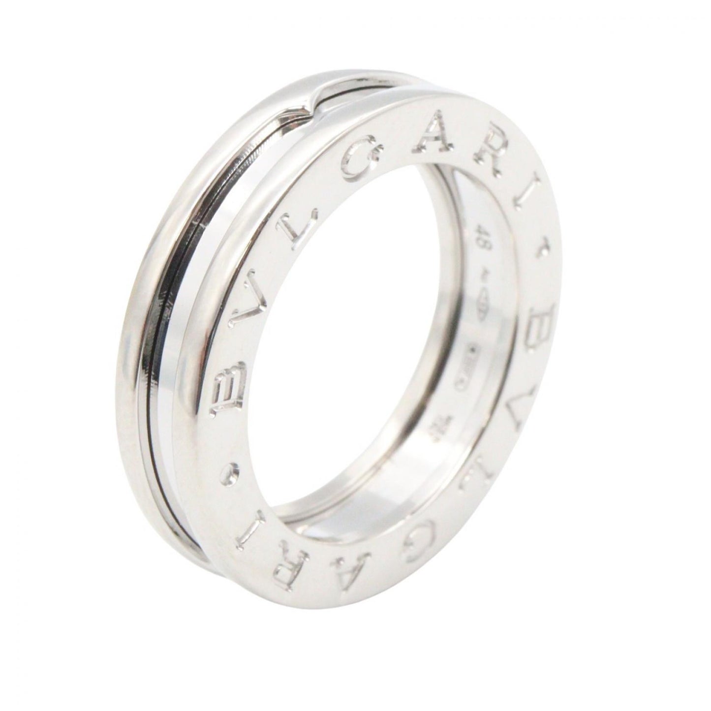 B-zero1 ビーゼロワン リング 1バンド リング 指輪 K18WG ホワイトゴールド ブルガリ アクセサリー BVLGARI