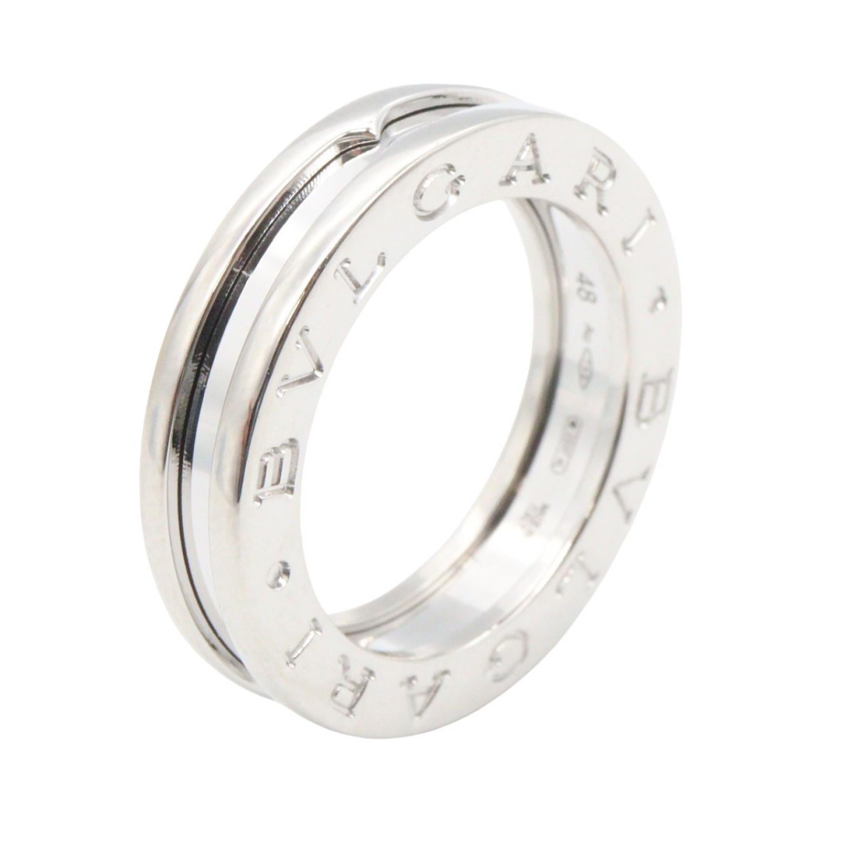 B-zero1 ビーゼロワン リング 1バンド リング 指輪 K18WG ホワイトゴールド ブルガリ アクセサリー BVLGARI