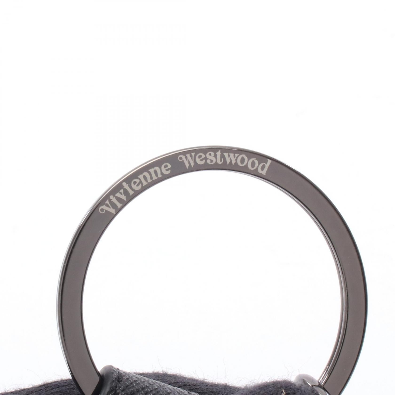 オーブ キーホルダー レザー ブラック ヴィヴィアンウエストウッド 財布・小物 Vivienne Westwood