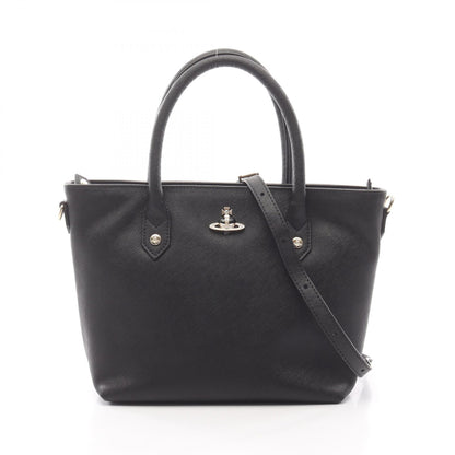 MINI TOTE DIAMANTE ORB ディアマンテ オーブ ミニ 2WAY ハンドバッグ トートバッグ レザー ブラック ヴィヴィアンウエストウッド バッグ Vivienne Westwood