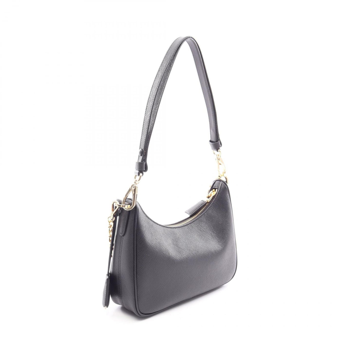 SAFFIANO LUX 2WAY ショルダーバッグ サフィアーノレザー ブラック プラダ バッグ PRADA