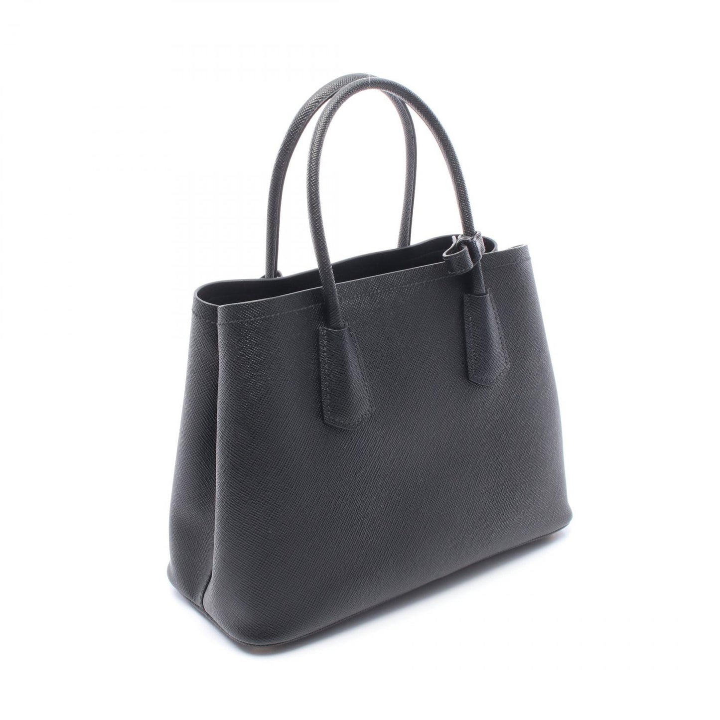 2WAY ハンドバッグ トートバッグ サフィアーノレザー ブラック プラダ バッグ PRADA