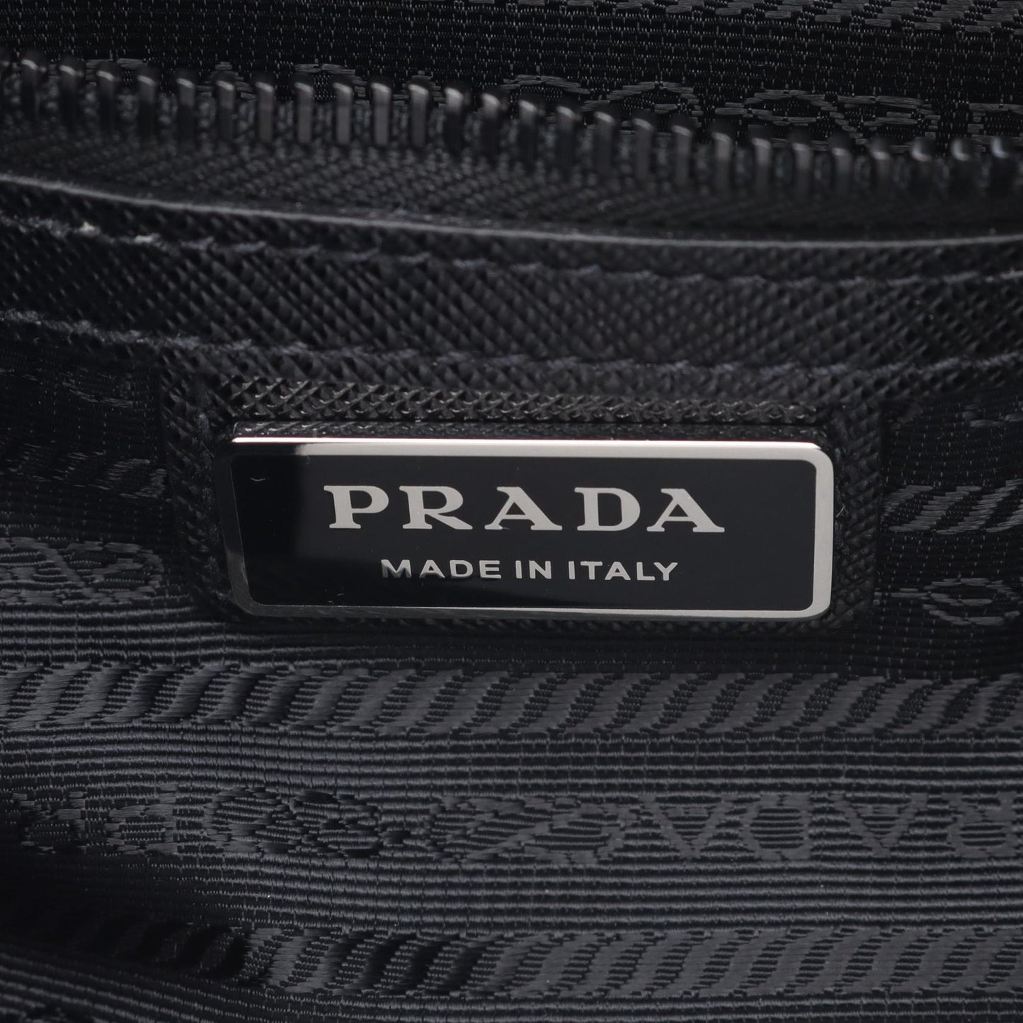 RE-NYLON TESSUTO+SAFFIANO ショルダーバッグ ナイロン サフィアーノレザー ブラック プラダ バッグ PRADA