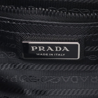 RE-NYLON TESSUTO+SAFFIANO ショルダーバッグ ナイロン サフィアーノレザー ブラック プラダ バッグ PRADA