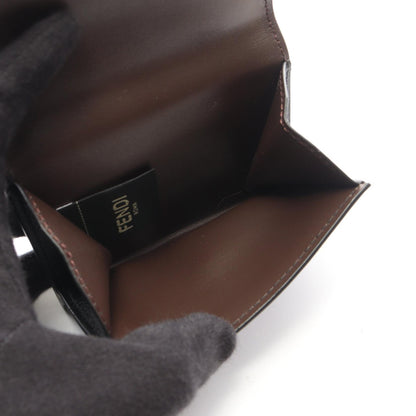 WAY ウェイ 三つ折り財布 レザー ブラック ダークブラウン フェンディ 財布・小物 FENDI