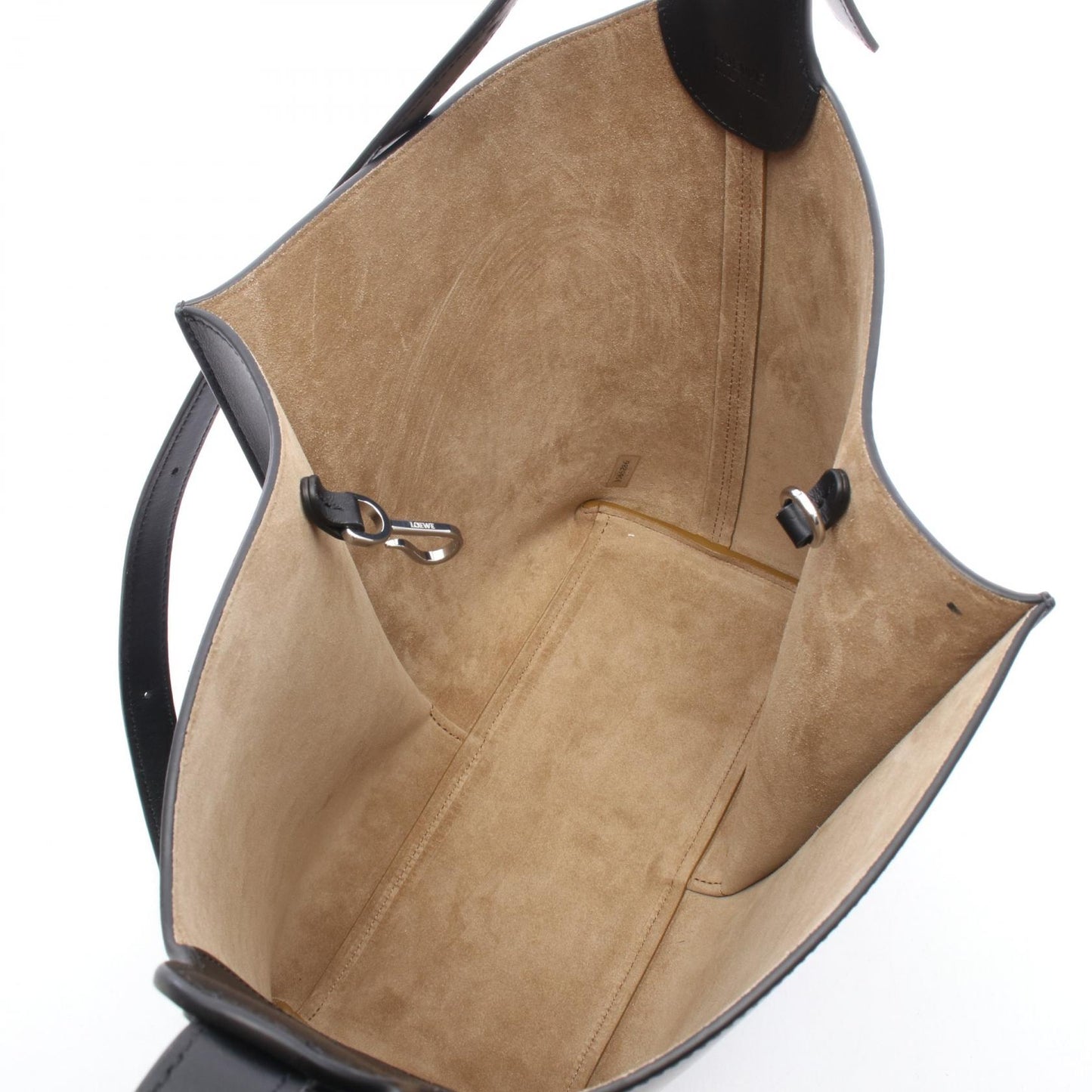 ビルバオ バケットバッグ ミディアム ショルダーバッグ レザー ブラック ロエベ バッグ LOEWE