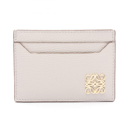 アナグラム プレーン カードホルダー カードケース レザー ライトベージュ ロエベ 財布・小物 LOEWE