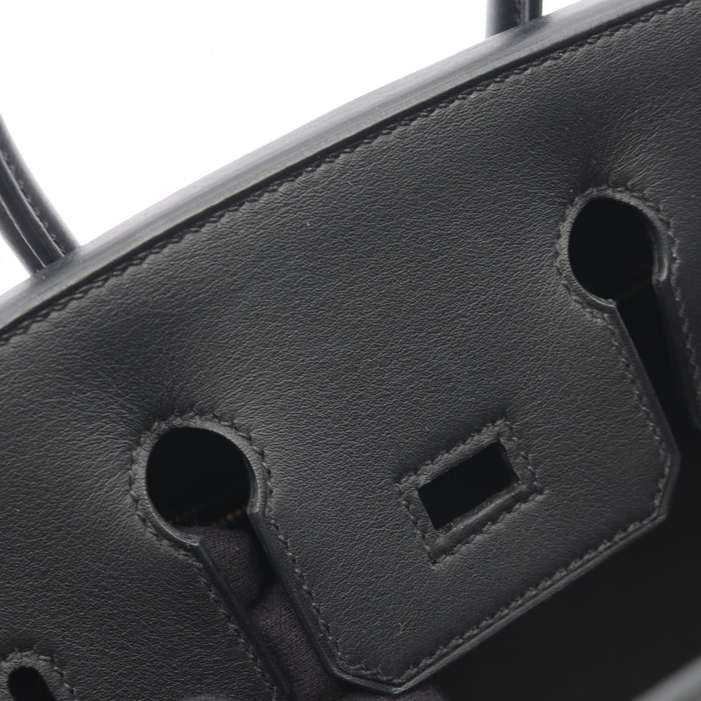 バーキン25 ブルーエジェ ハンドバッグ トワルキャドリーユ ヴォースイフト ブルー ブラック ゴールド金具 W刻印 エルメス バッグ HERMES