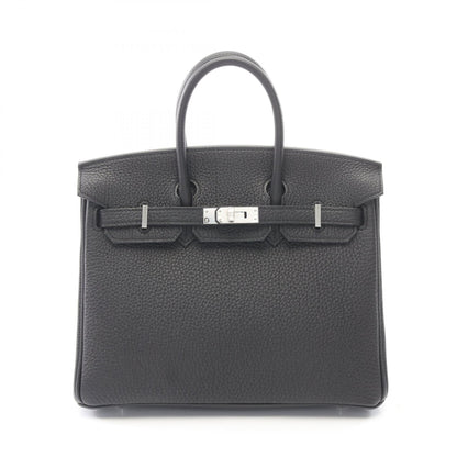 バーキン25 ハンドバッグ トゴ ブラック シルバー金具 K刻印 エルメス バッグ HERMES