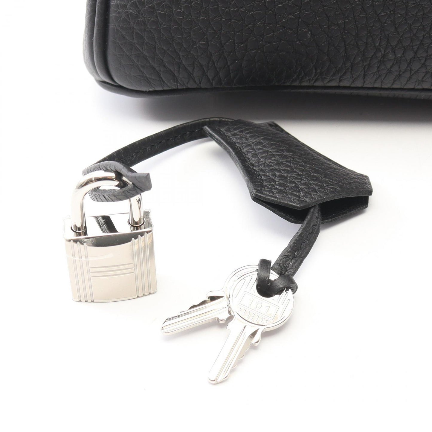 バーキン25 ハンドバッグ トゴ ブラック シルバー金具 K刻印 エルメス バッグ HERMES
