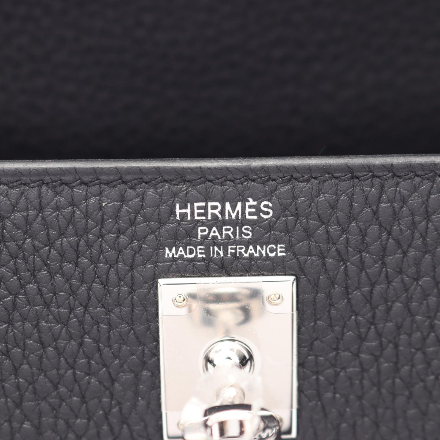 ケリー25 内縫い 2WAY ハンドバッグ トゴ ブラック シルバー金具 K刻印 エルメス バッグ HERMES