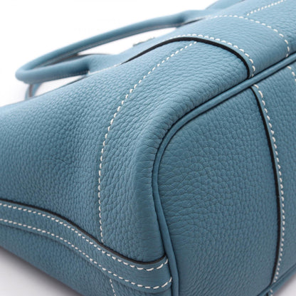 ネオガーデン23 ニューブルージーン ハンドバッグ ネゴンダ ライトブルー シルバー金具 G刻印 エルメス バッグ HERMES
